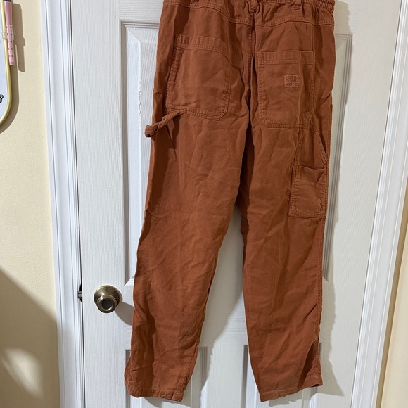 BDG Rust Brown Embroidered Drawstring Pants - Picture 11 of 14